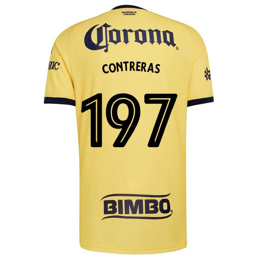 Danxen Barn Ángel Contreras #197 Gul Röd Svart Hemmatröja Matchtröjor 2026/27 Tröjor T-Tröja
