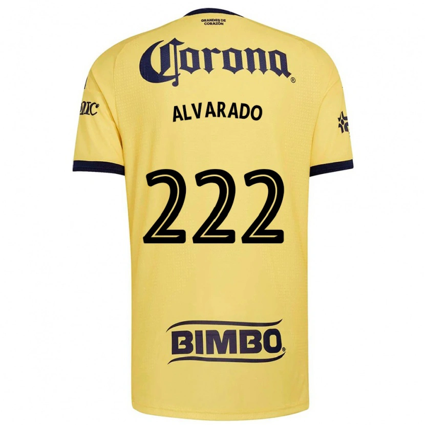 Danxen Barn Daniel Alvarado #222 Gul Röd Svart Hemmatröja Matchtröjor 2026/27 Tröjor T-Tröja