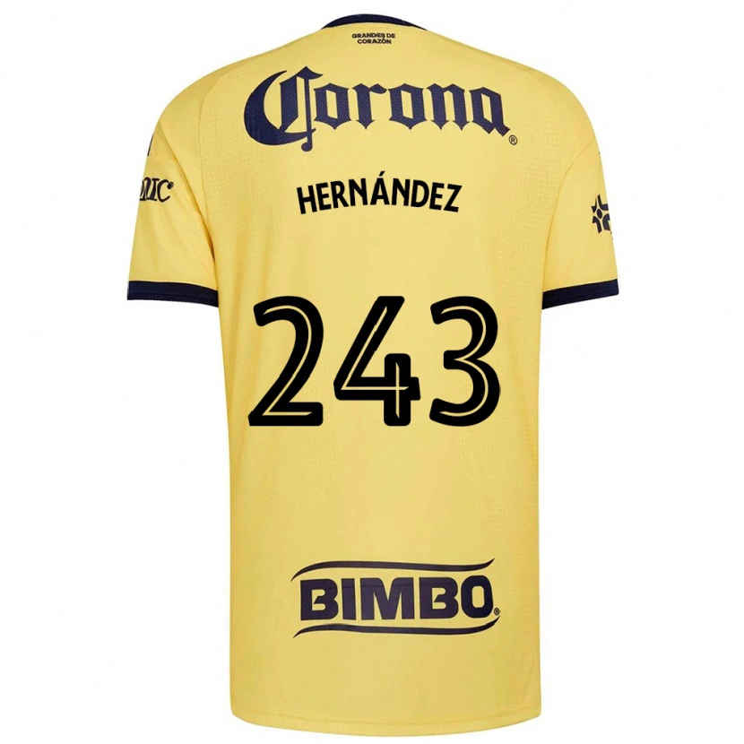 Danxen Barn Eduardo Hernández #243 Gul Röd Svart Hemmatröja Matchtröjor 2026/27 Tröjor T-Tröja