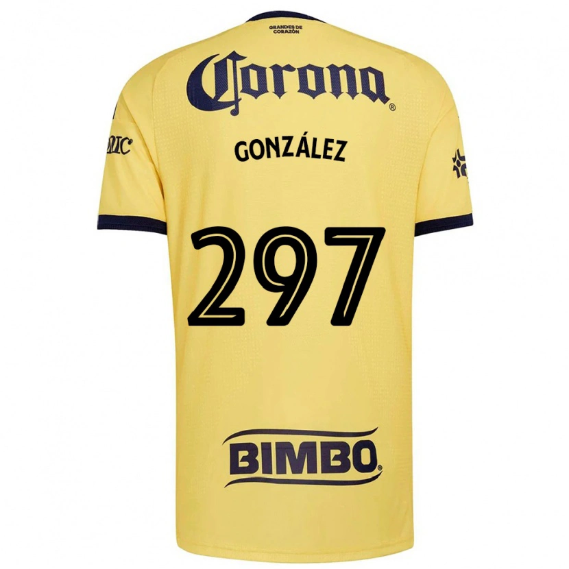 Danxen Barn Océlotl González #297 Gul Röd Svart Hemmatröja Matchtröjor 2026/27 Tröjor T-Tröja