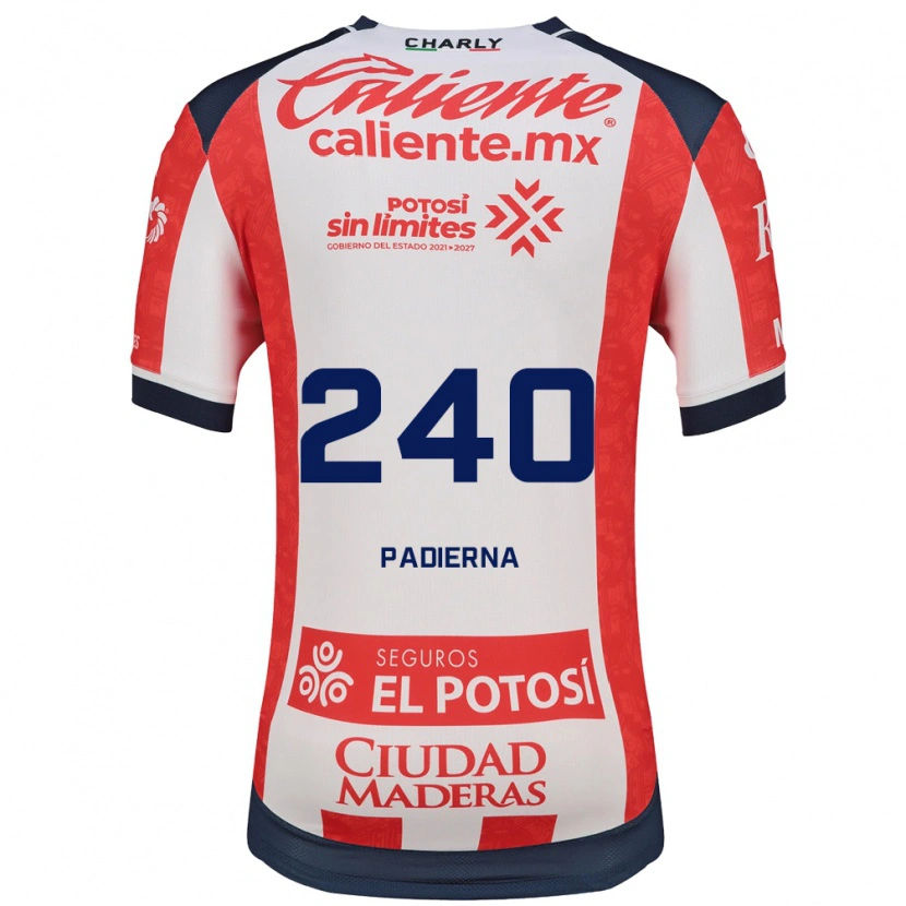 Danxen Barn Hugo Padierna #240 Röd Vit Svart Hemmatröja Matchtröjor 2026/27 Tröjor T-Tröja
