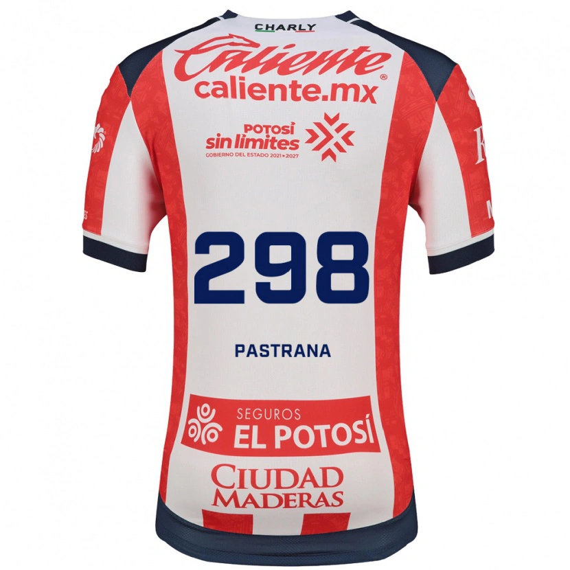 Danxen Barn Leonardo Pastrana #298 Röd Vit Svart Hemmatröja Matchtröjor 2026/27 Tröjor T-Tröja