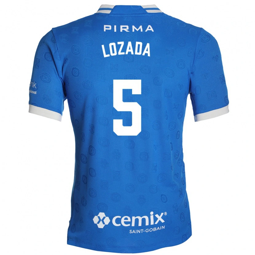 Danxen Barn Ana Lozada #5 Blå Vit Röd Hemmatröja Matchtröjor 2026/27 Tröjor T-Tröja