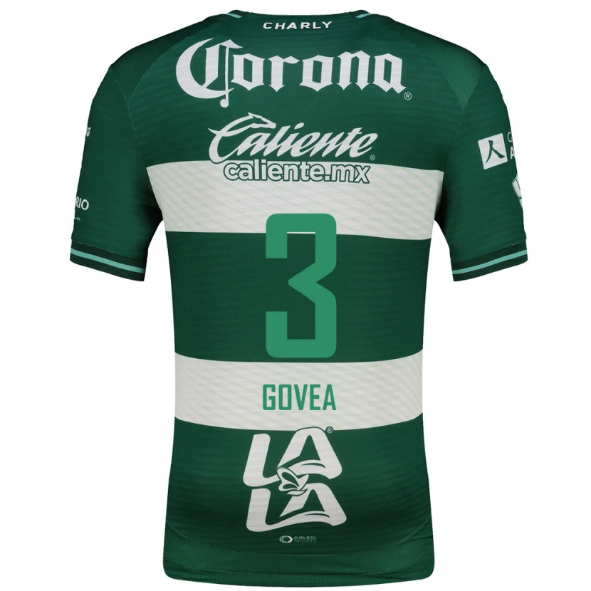 Danxen Barn Ismael Govea #3 Grön Vit Hemmatröja Matchtröjor 2026/27 Tröjor T-Tröja