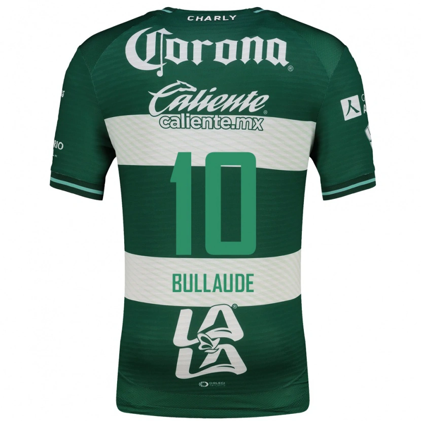 Danxen Barn Ezequiel Bullaude #10 Grön Vit Hemmatröja Matchtröjor 2026/27 Tröjor T-Tröja