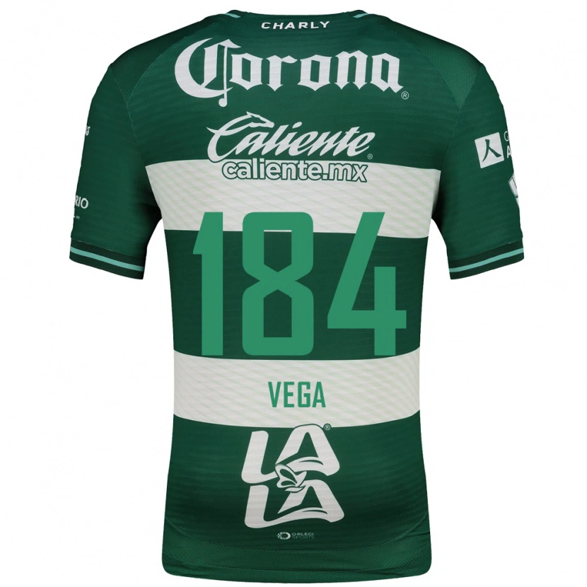 Danxen Barn Luis Vega #184 Grön Vit Hemmatröja Matchtröjor 2026/27 Tröjor T-Tröja