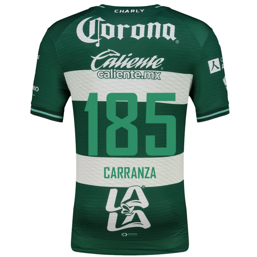 Danxen Barn Héctor Carranza #185 Grön Vit Hemmatröja Matchtröjor 2026/27 Tröjor T-Tröja