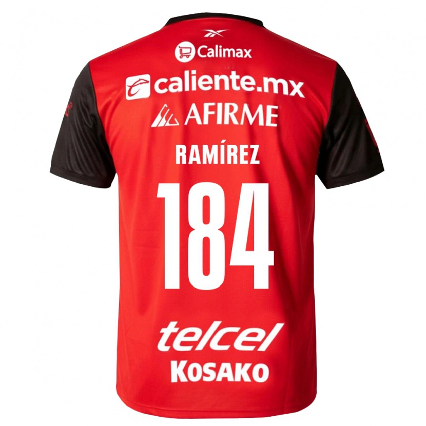 Danxen Barn Anthony Ramírez #184 Svart Röd Hemmatröja Matchtröjor 2026/27 Tröjor T-Tröja