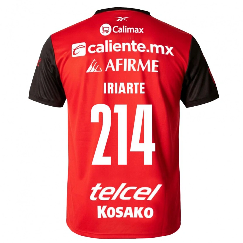 Danxen Barn Oliver Iriarte #214 Svart Röd Hemmatröja Matchtröjor 2026/27 Tröjor T-Tröja