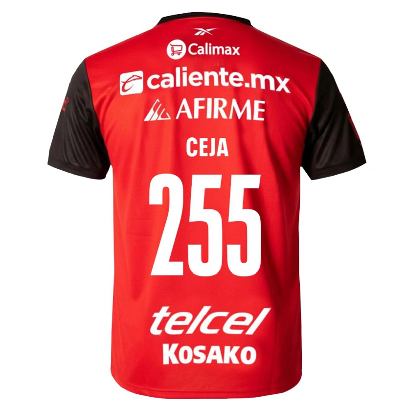 Danxen Barn Julio Ceja #255 Svart Röd Hemmatröja Matchtröjor 2026/27 Tröjor T-Tröja