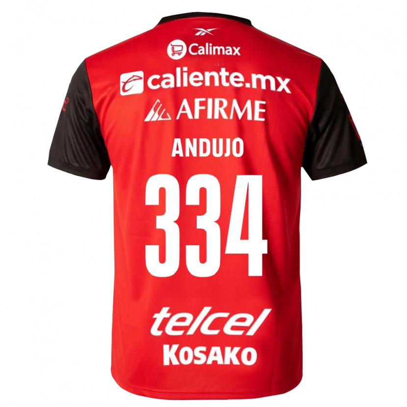 Danxen Barn Favio Andujo #334 Svart Röd Hemmatröja Matchtröjor 2026/27 Tröjor T-Tröja