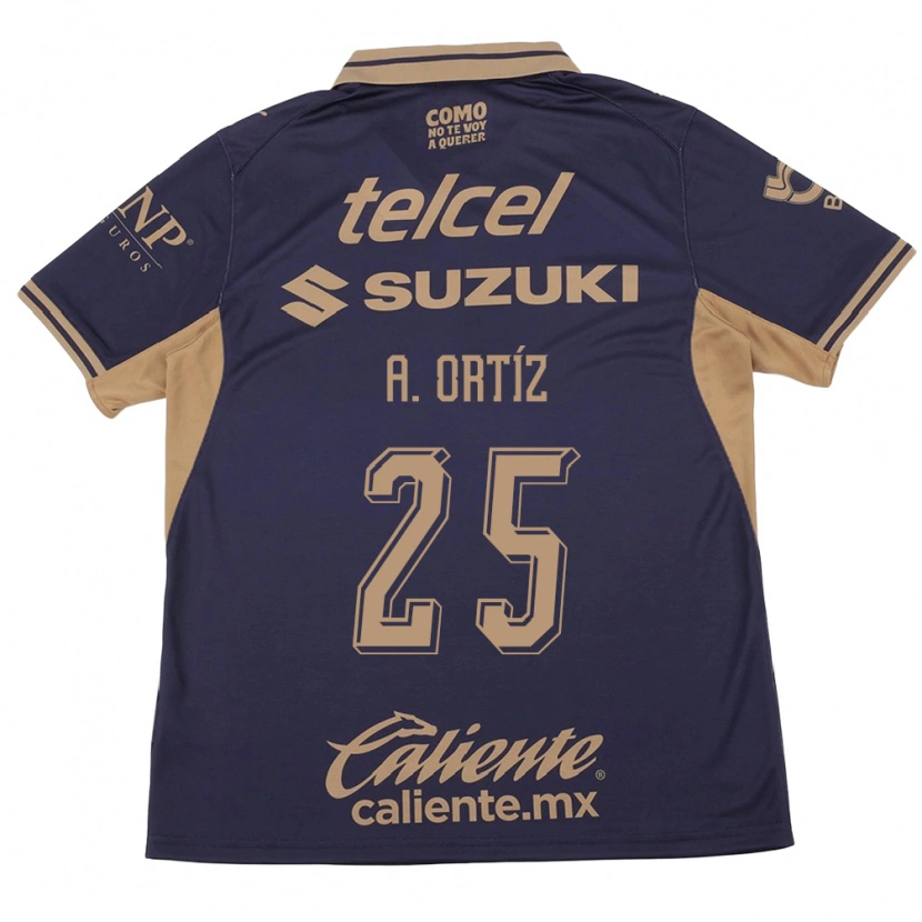 Danxen Barn Arturo Ortiz #25 Lila Brun Hemmatröja Matchtröjor 2026/27 Tröjor T-Tröja
