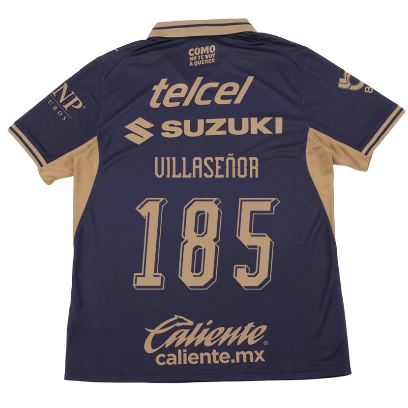 Danxen Barn Emiliano Villaseñor #185 Lila Brun Hemmatröja Matchtröjor 2026/27 Tröjor T-Tröja
