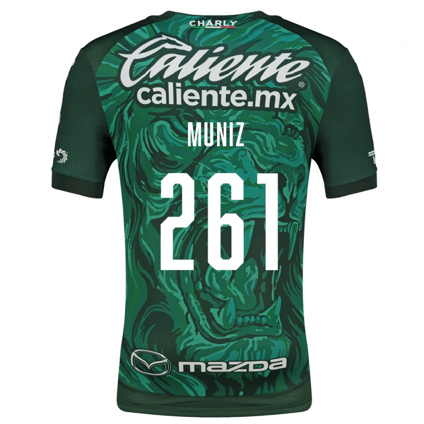 Danxen Barn César Muñiz #261 Grön Svart Hemmatröja Matchtröjor 2026/27 Tröjor T-Tröja