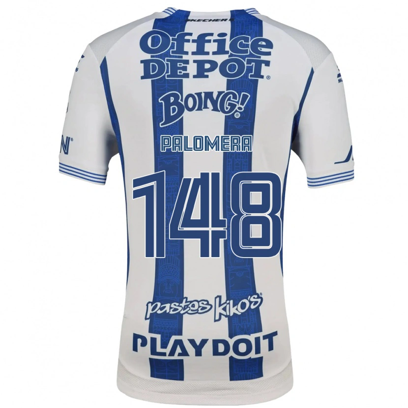 Danxen Barn Hugo Palomera #148 Vit Marinblå Hemmatröja Matchtröjor 2026/27 Tröjor T-Tröja