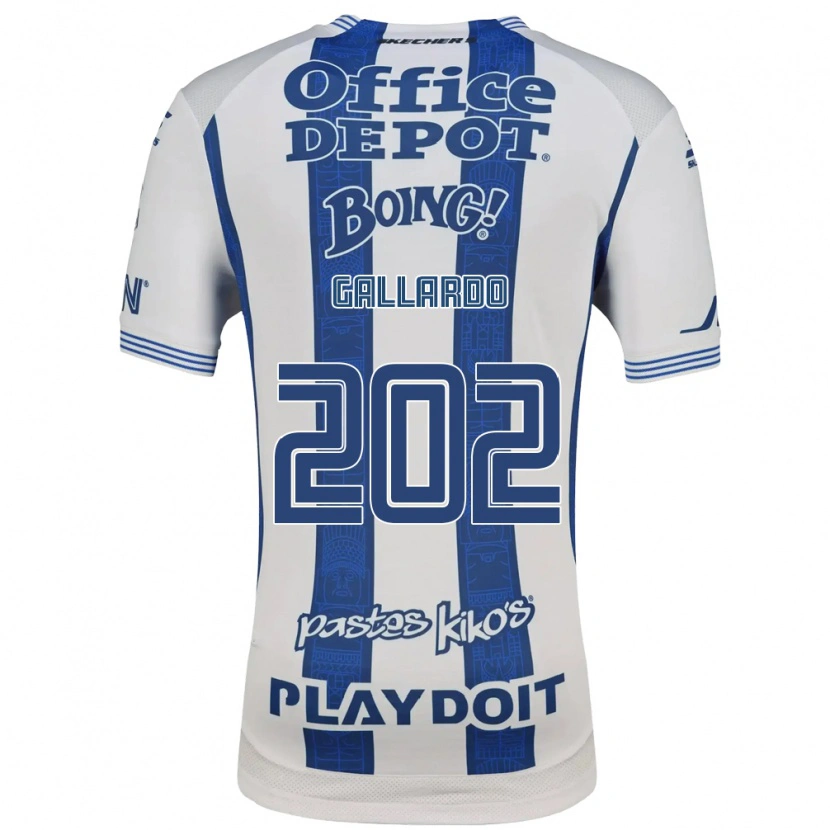 Danxen Barn Héctor Gallardo #202 Vit Marinblå Hemmatröja Matchtröjor 2026/27 Tröjor T-Tröja