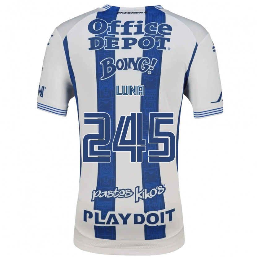 Danxen Barn Irving Luna #245 Vit Marinblå Hemmatröja Matchtröjor 2026/27 Tröjor T-Tröja