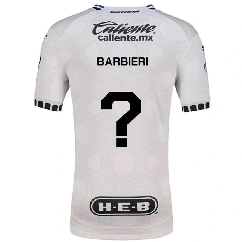 Danxen Barn Miguel Barbieri #0 Vit Svart Blå Hemmatröja Matchtröjor 2026/27 Tröjor T-Tröja