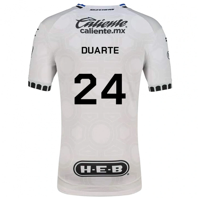 Danxen Barn Bayron Duarte #24 Vit Svart Blå Hemmatröja Matchtröjor 2026/27 Tröjor T-Tröja