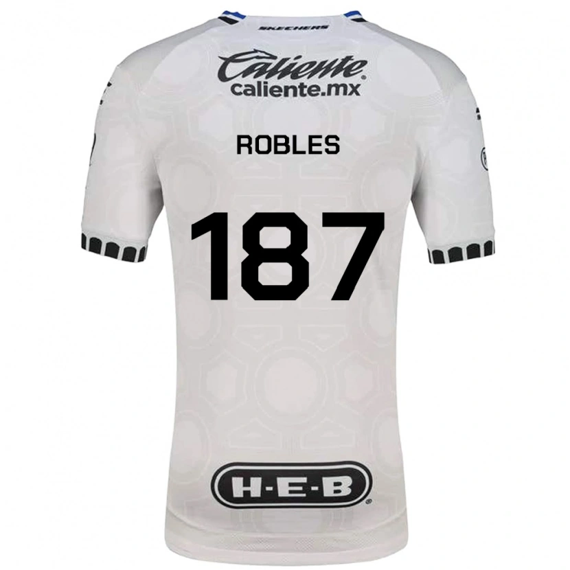 Danxen Barn Claudio Robles #187 Vit Svart Blå Hemmatröja Matchtröjor 2026/27 Tröjor T-Tröja