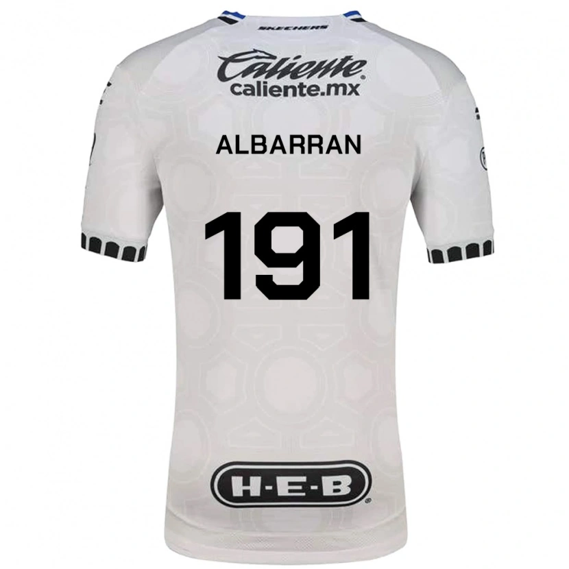 Danxen Barn Emilio Albarran #191 Vit Svart Blå Hemmatröja Matchtröjor 2026/27 Tröjor T-Tröja