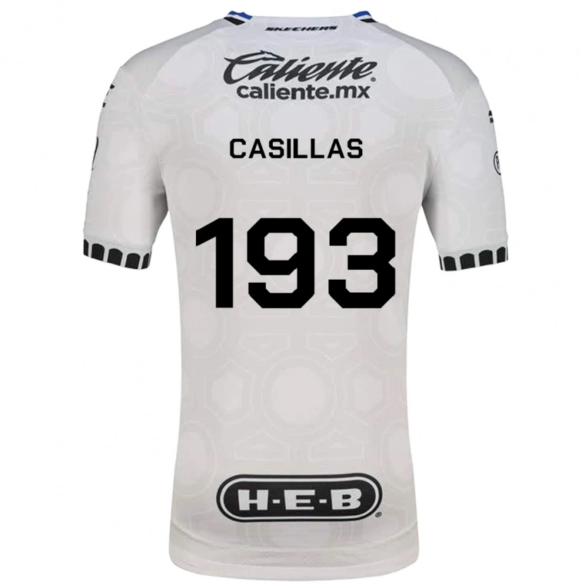 Danxen Barn Mauricio Casillas #193 Vit Svart Blå Hemmatröja Matchtröjor 2026/27 Tröjor T-Tröja