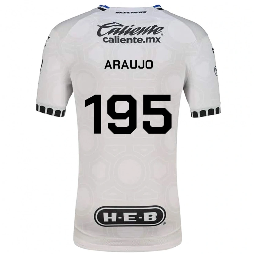 Danxen Barn Diego Araujo #195 Vit Svart Blå Hemmatröja Matchtröjor 2026/27 Tröjor T-Tröja