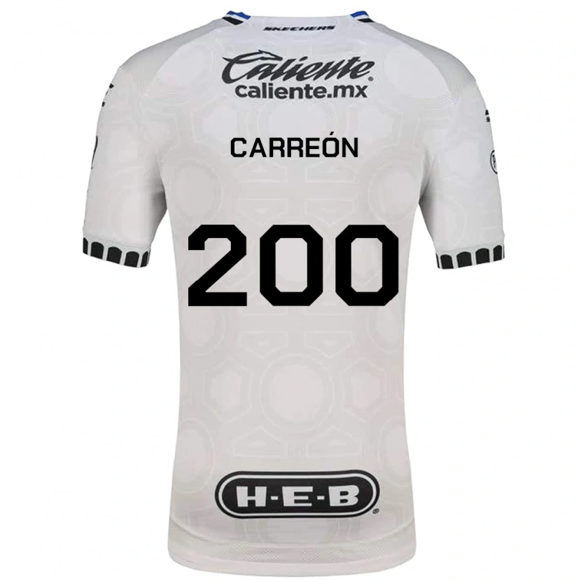Danxen Barn Cristian Carreón #200 Vit Svart Blå Hemmatröja Matchtröjor 2026/27 Tröjor T-Tröja