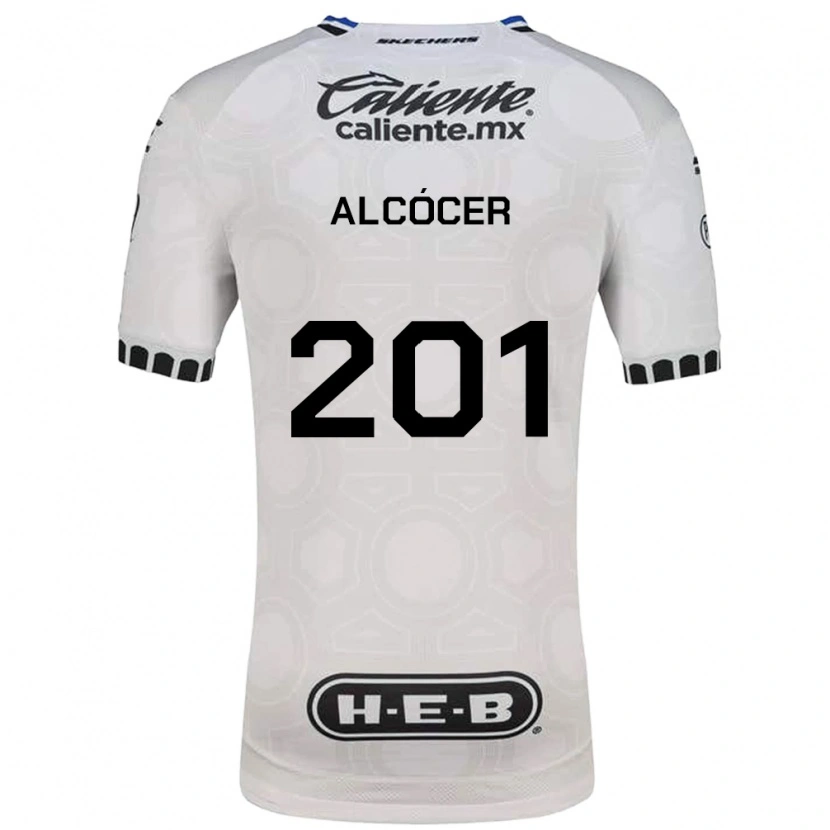 Danxen Barn Julián Alcócer #201 Vit Svart Blå Hemmatröja Matchtröjor 2026/27 Tröjor T-Tröja