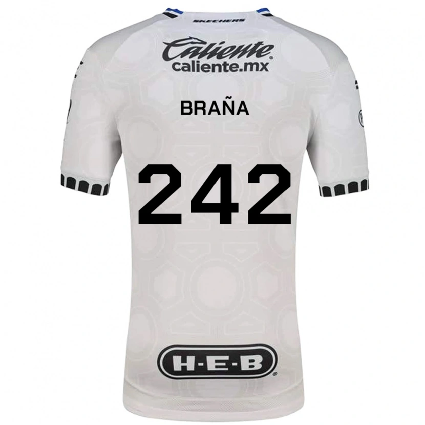 Danxen Barn Armando Braña #242 Vit Svart Blå Hemmatröja Matchtröjor 2026/27 Tröjor T-Tröja