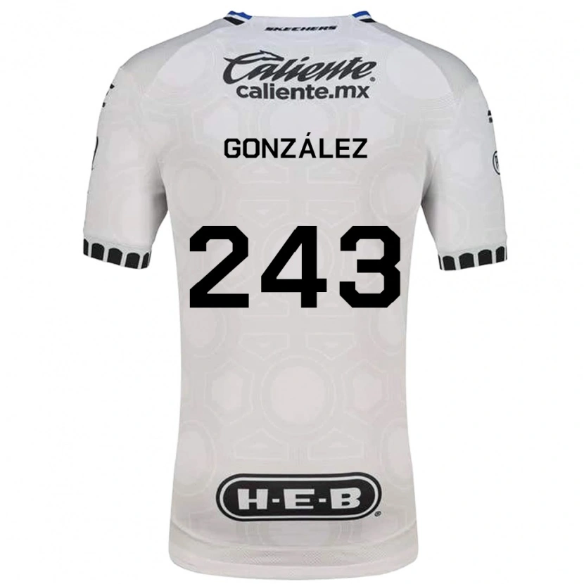 Danxen Barn Leonardo González #243 Vit Svart Blå Hemmatröja Matchtröjor 2026/27 Tröjor T-Tröja