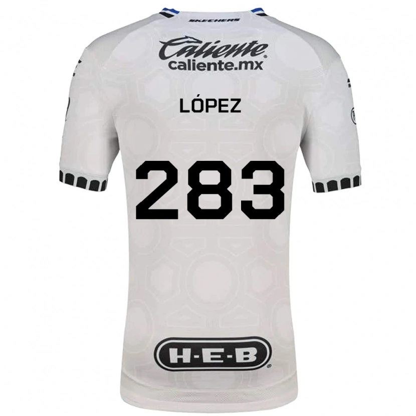 Danxen Barn Ángel López #283 Vit Svart Blå Hemmatröja Matchtröjor 2026/27 Tröjor T-Tröja
