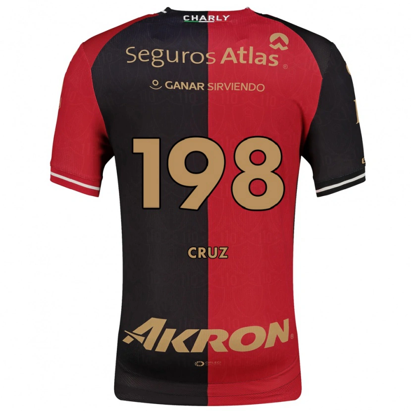 Danxen Barn Carlos Cruz #198 Röd Svart Brun Hemmatröja Matchtröjor 2026/27 Tröjor T-Tröja