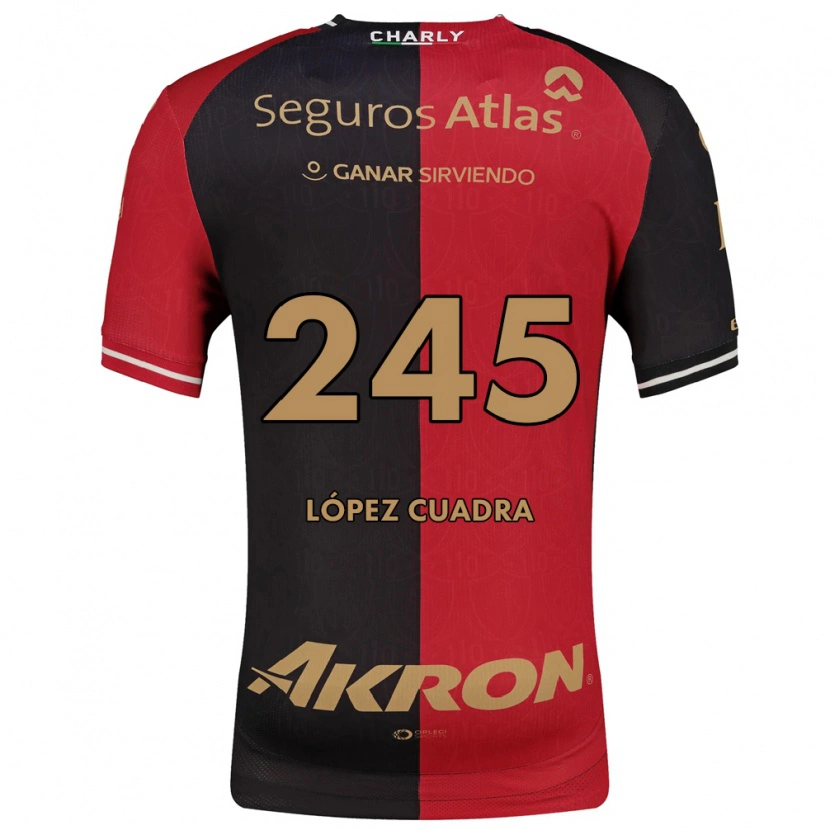 Danxen Barn Roberto López Cuadra #245 Röd Svart Brun Hemmatröja Matchtröjor 2026/27 Tröjor T-Tröja