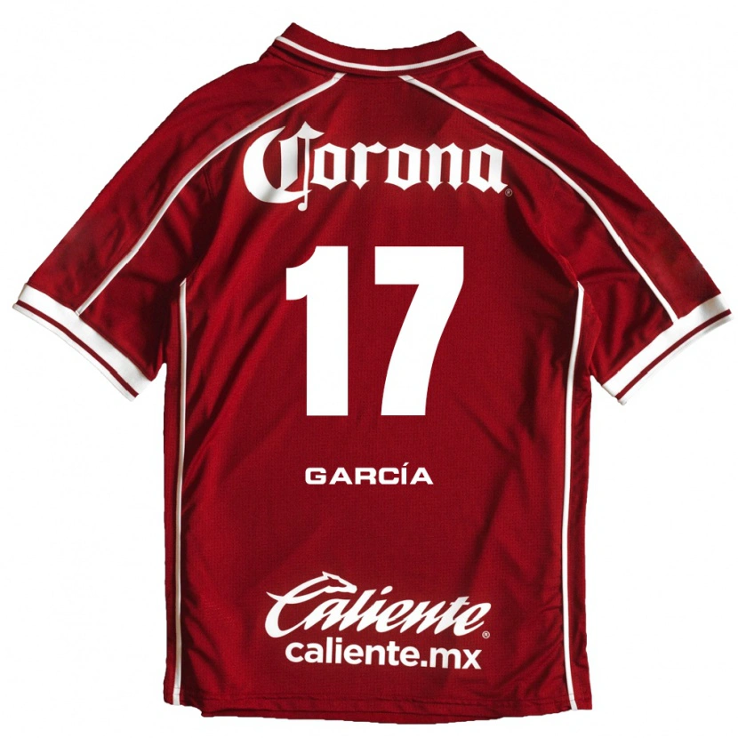 Danxen Barn Brian García #17 Vit Röd Hemmatröja Matchtröjor 2026/27 Tröjor T-Tröja