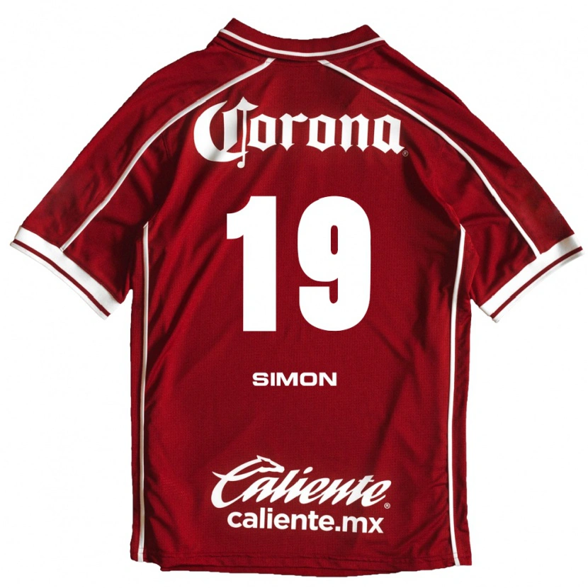 Danxen Barn Santiago Simón #19 Vit Röd Hemmatröja Matchtröjor 2026/27 Tröjor T-Tröja