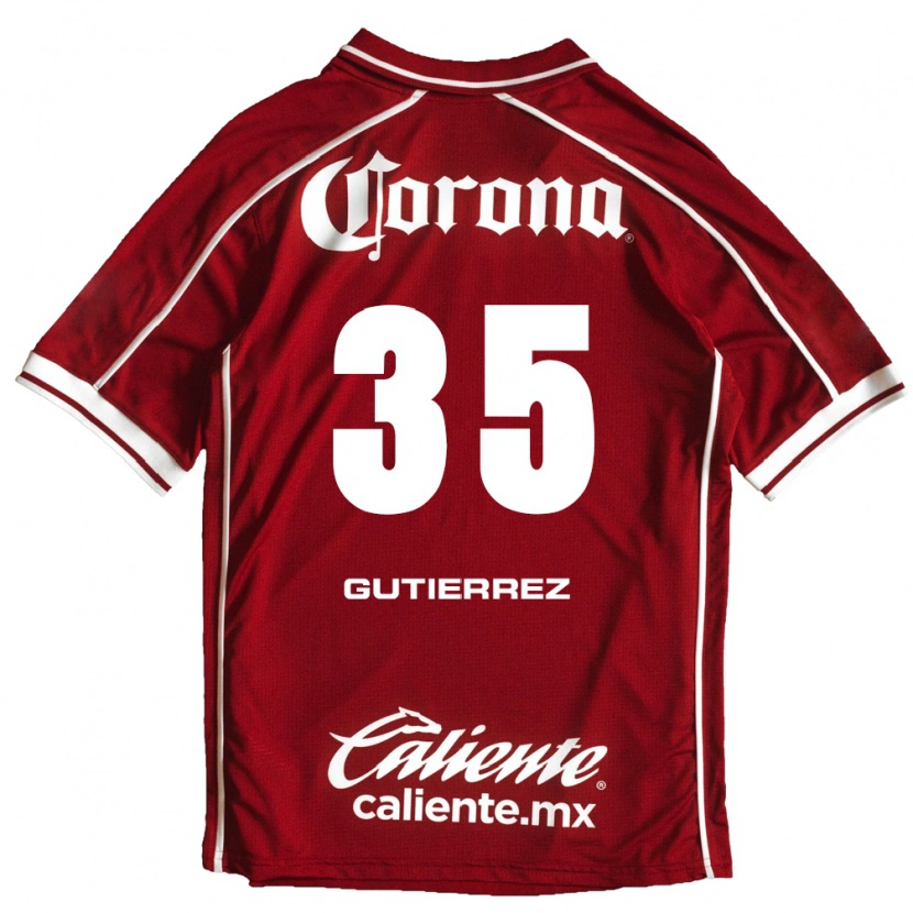 Danxen Barn Érick Gutiérrez #35 Vit Röd Hemmatröja Matchtröjor 2026/27 Tröjor T-Tröja