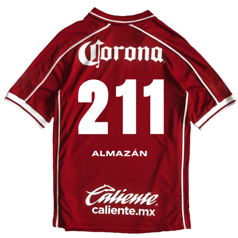 Danxen Barn Fernando Almazán #211 Vit Röd Hemmatröja Matchtröjor 2026/27 Tröjor T-Tröja