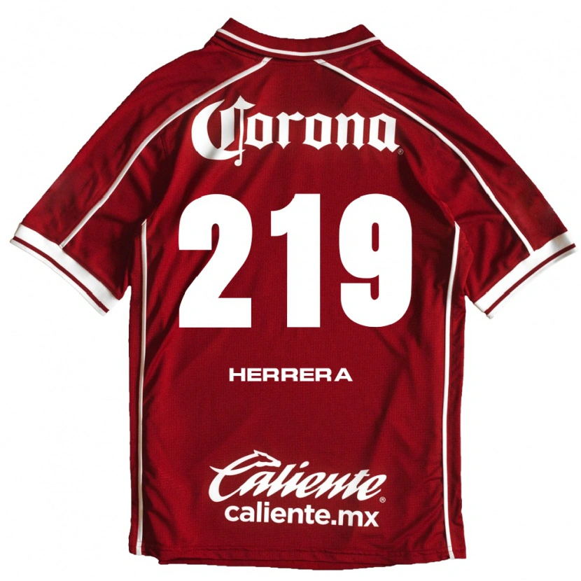 Danxen Barn Emilio Herrera #219 Vit Röd Hemmatröja Matchtröjor 2026/27 Tröjor T-Tröja