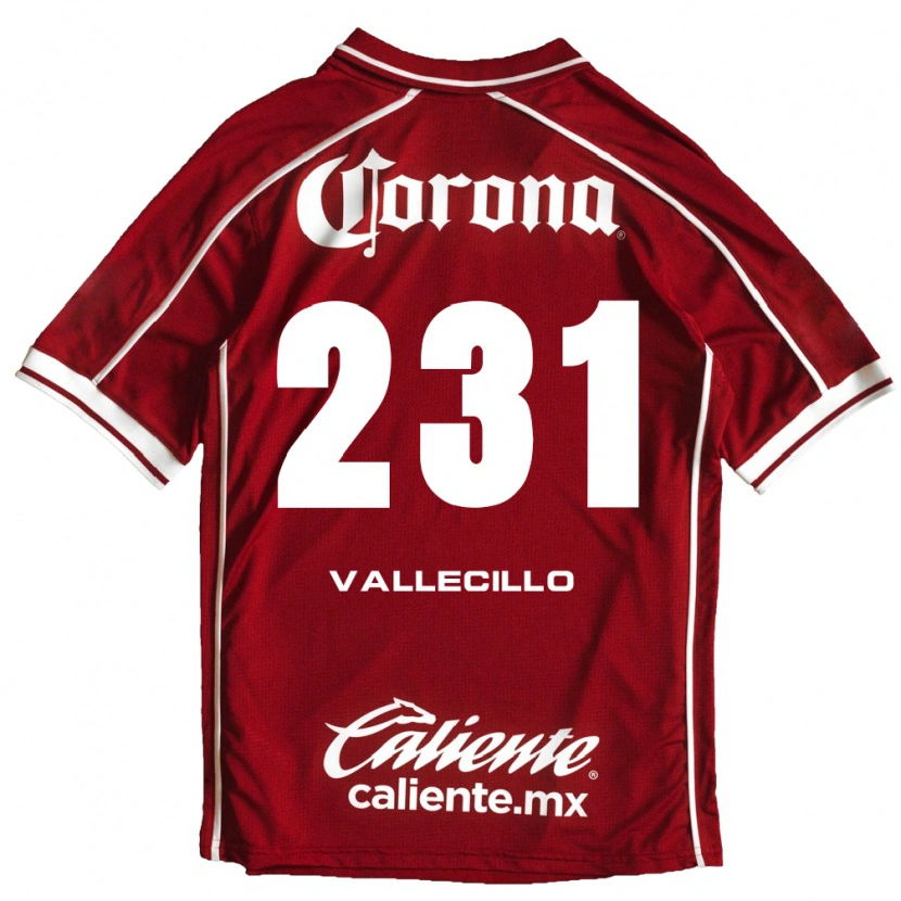 Danxen Barn Agustín Vallecillo #231 Vit Röd Hemmatröja Matchtröjor 2026/27 Tröjor T-Tröja