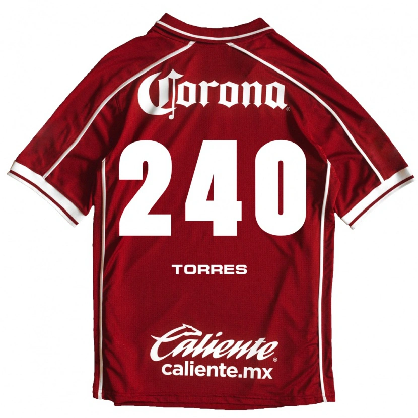 Danxen Barn Santiago Torres #240 Vit Röd Hemmatröja Matchtröjor 2026/27 Tröjor T-Tröja