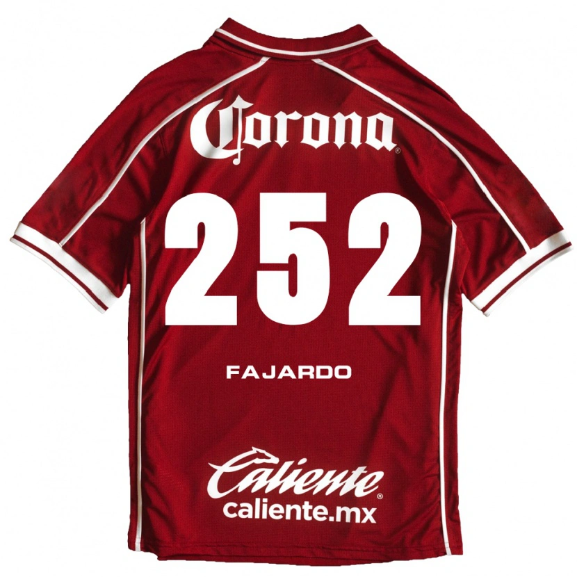 Danxen Barn Rafael Fajardo #252 Vit Röd Hemmatröja Matchtröjor 2026/27 Tröjor T-Tröja