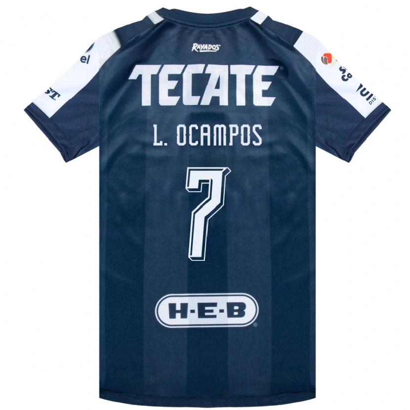 Danxen Barn Lucas Ocampos #7 Bläckblå Vit Röd Hemmatröja Matchtröjor 2026/27 Tröjor T-Tröja