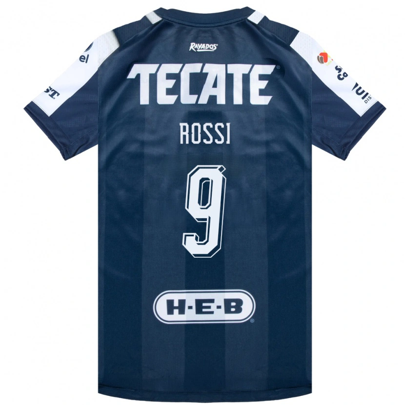 Danxen Barn Diego Rossi #9 Bläckblå Vit Röd Hemmatröja Matchtröjor 2026/27 Tröjor T-Tröja