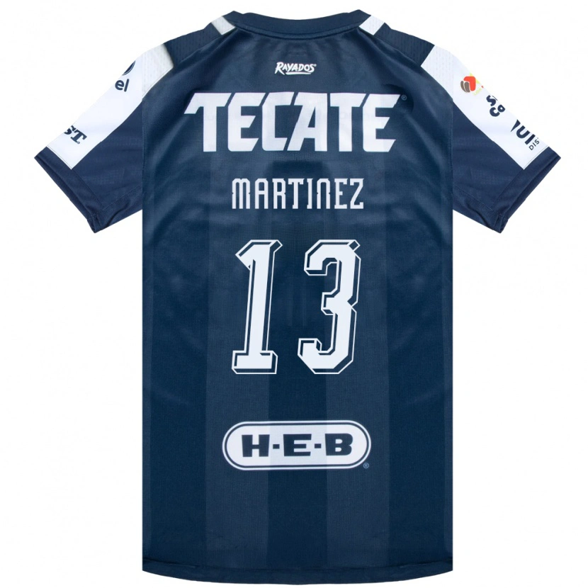 Danxen Barn Jaziel Martinez #13 Bläckblå Vit Röd Hemmatröja Matchtröjor 2026/27 Tröjor T-Tröja