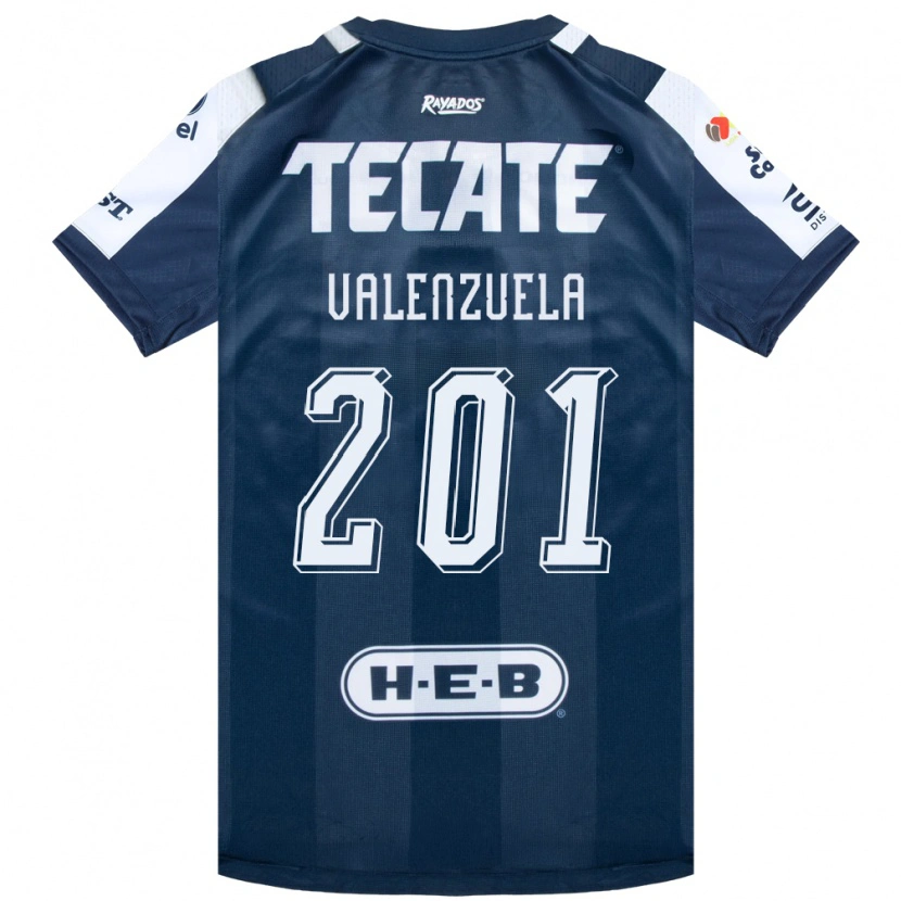 Danxen Barn Francisco Valenzuela #201 Bläckblå Vit Röd Hemmatröja Matchtröjor 2026/27 Tröjor T-Tröja