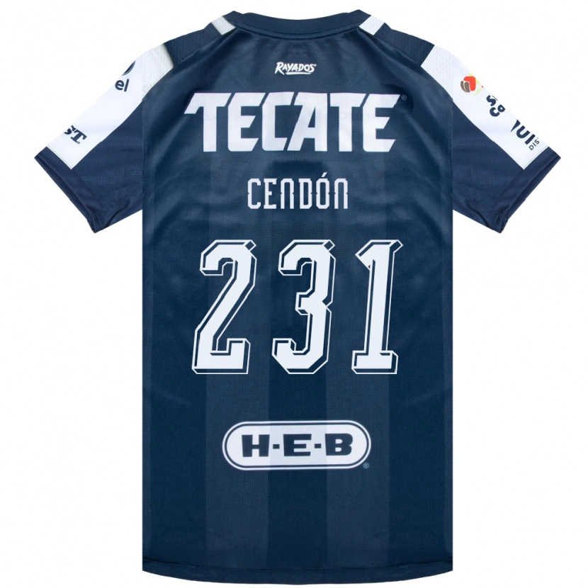 Danxen Barn Maximiliano Cendón #231 Bläckblå Vit Röd Hemmatröja Matchtröjor 2026/27 Tröjor T-Tröja