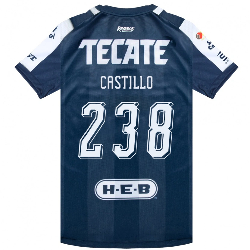 Danxen Barn Juan Castillo #238 Bläckblå Vit Röd Hemmatröja Matchtröjor 2026/27 Tröjor T-Tröja
