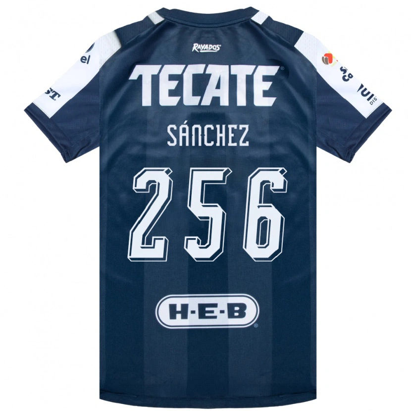 Danxen Barn Adán Sánchez #256 Bläckblå Vit Röd Hemmatröja Matchtröjor 2026/27 Tröjor T-Tröja