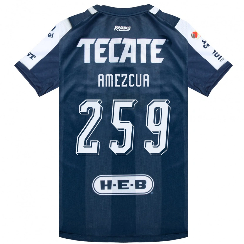 Danxen Barn Ángel Amezcua #259 Bläckblå Vit Röd Hemmatröja Matchtröjor 2026/27 Tröjor T-Tröja